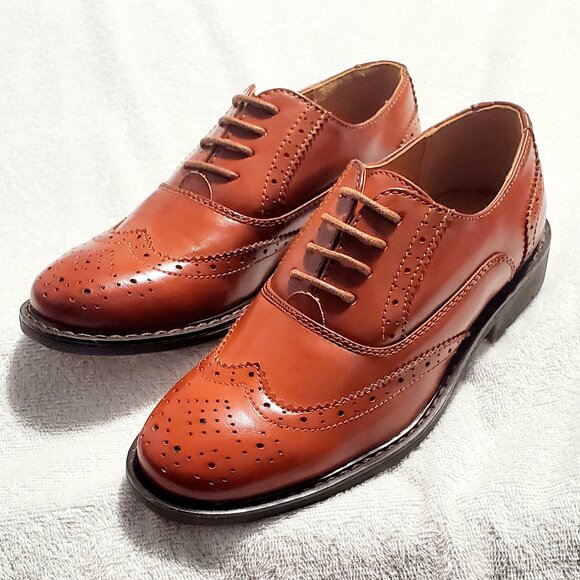 STACY ADAMS Children's Boy "TY" Cap Toe (43397-221) Cognac- Size: 13M - Picture 3 of 13